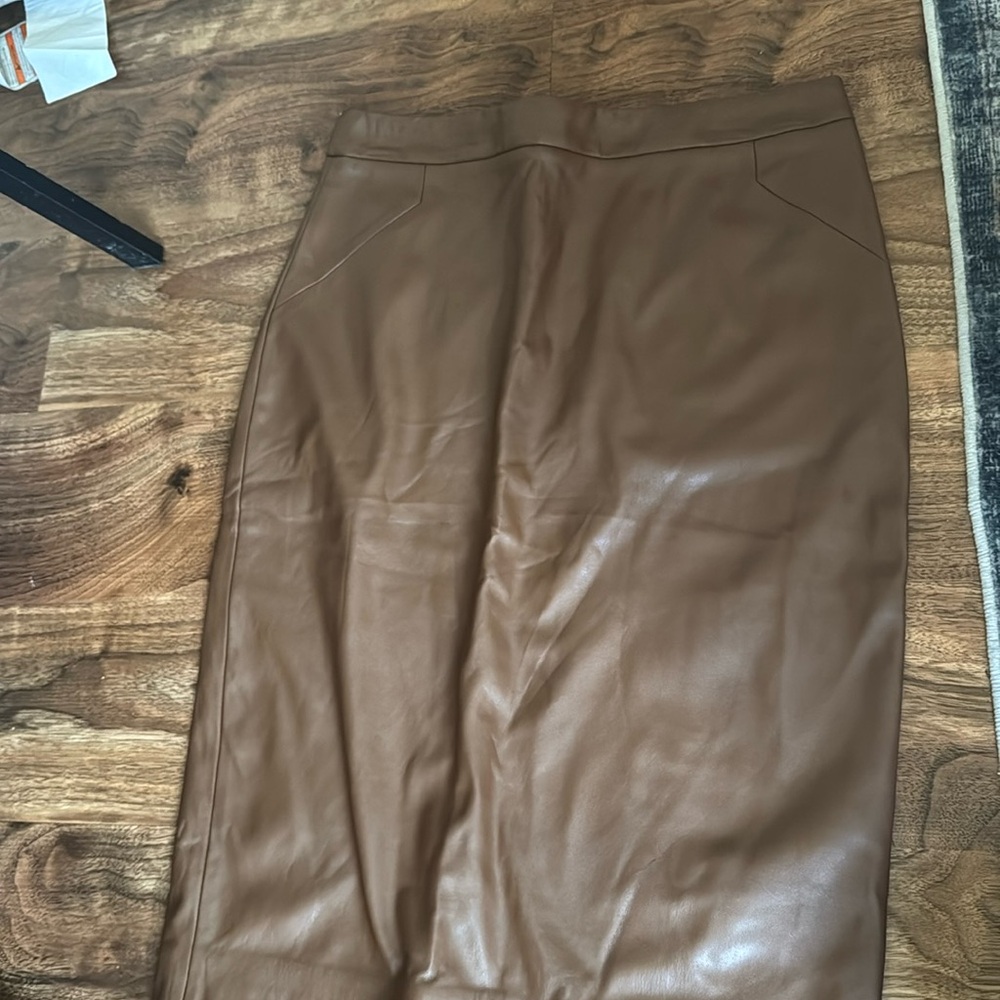 Faux Leather skirt